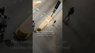 Armed men and tank seen on streets of Venezuela Armed men and tank seen on streets of Venezuela