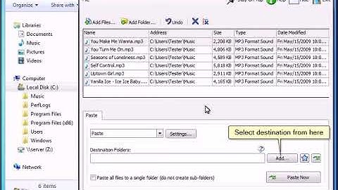 Copy files to multiple folders or computers in Windows using Copywhiz