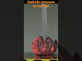 Hydraulic pressure on hot ball 🗜️🔍😂😂 | Hydraulic vs Hot Ball #hydraulic #experiment #shortsvideo
