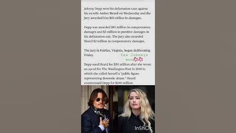 #JohnnyDepp Won Yes..!#Amberhear...  Breakdown Liv...