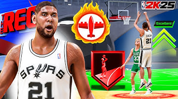 Deze TIM DUNCAN BUILD is OVERPOWERED in de RANDOM REC op NBA 2K25! BESTE BIG MAN BUILD IN 2K25