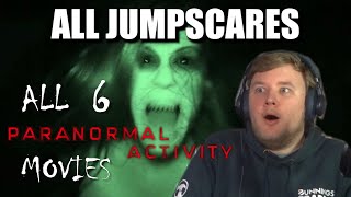 All of my Paranormal Activity Marathon Jumpscares