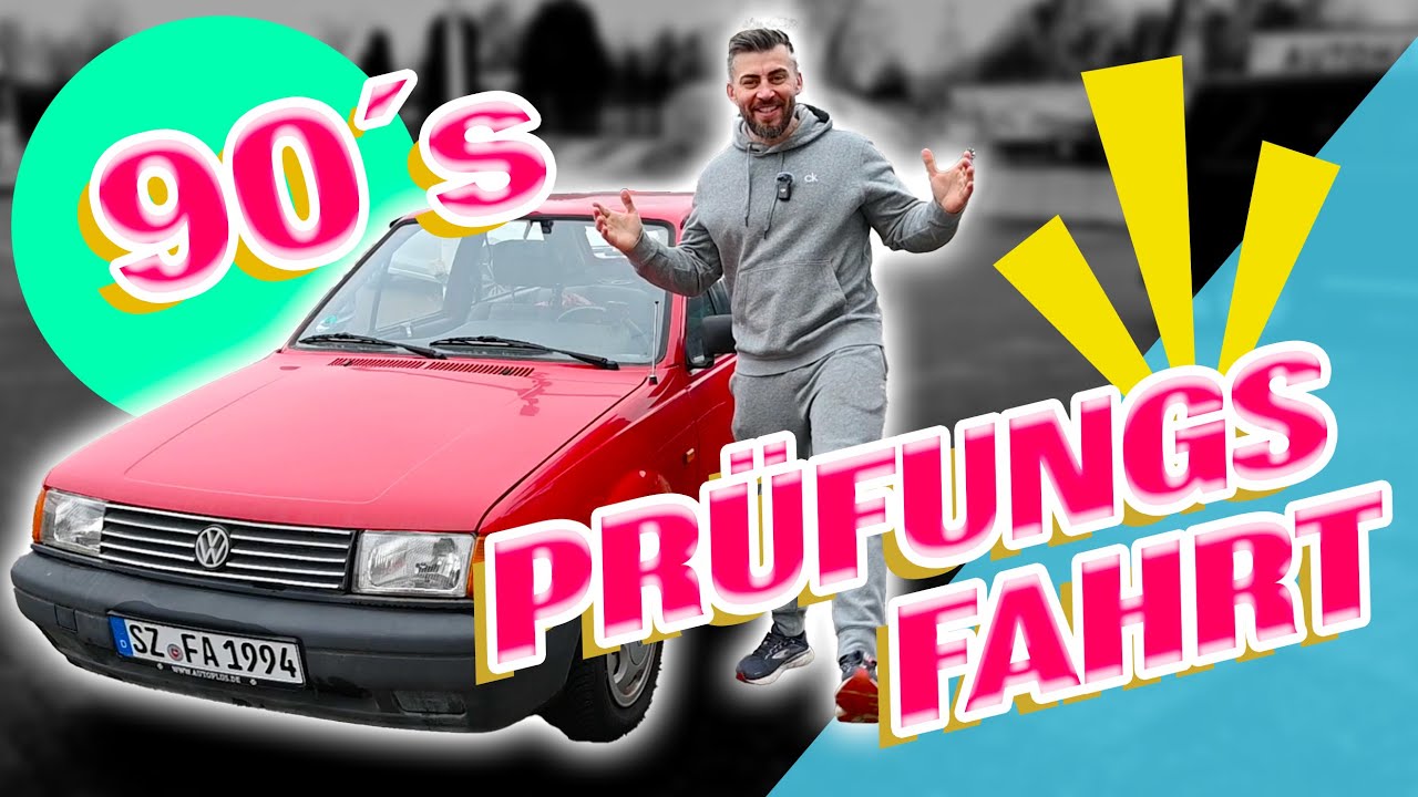 NOSTALGIE PUR! Prüfungsfahrt mit dem 1994 VW Polo & BONUS | So war es damals | Fahrprüfung PKW 🚗💭