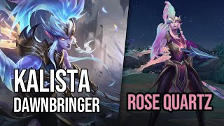 Rose Quartz Dawnbringer Kalista Skin | League of Legends