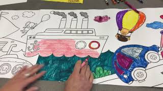Coloring sheets sub plan