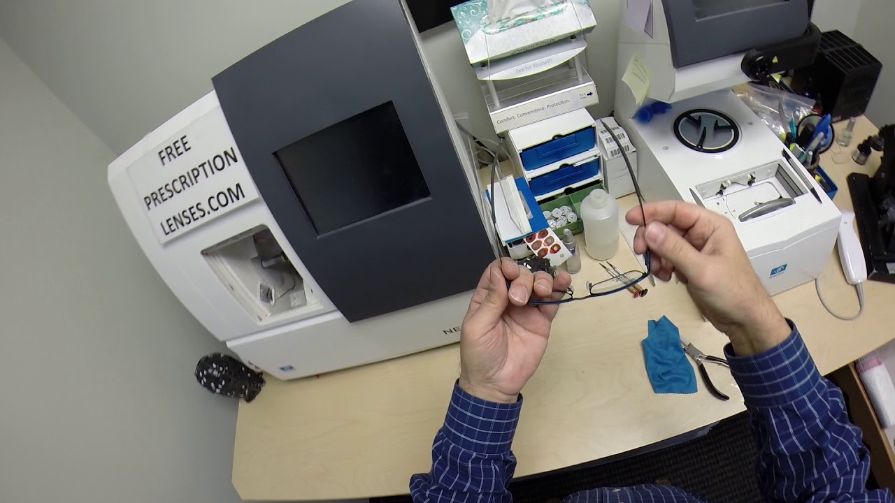 Instructions on how to adjust metal eyeglasses yourself from www