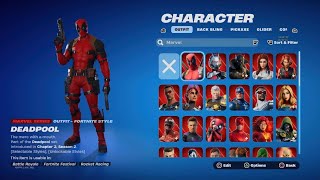 All Fortnite Marvel Collab Skins