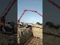 Concrete laying by constrofacilitator machine in thrust bed new technology
