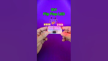 Simple Circuit for LED Flasher ⚡️ DIY Flip Flop LED #diy #shorts #ytshorts