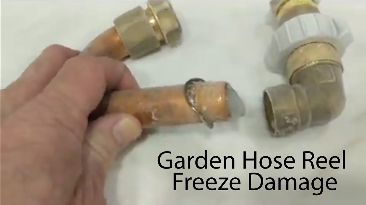 Freeze Damage on an ELEY hose reel swivel 