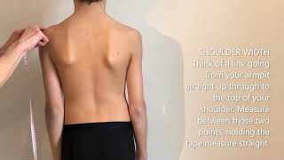 Bodi Me©2020 Body Measurements Shoulder Width