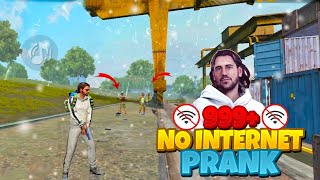 NO INTERNET PRANK WITH RANDOM PLAYERS | Garena free fire  #8