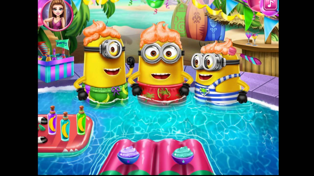 Minions Pool Party [Party Game] - YouTube