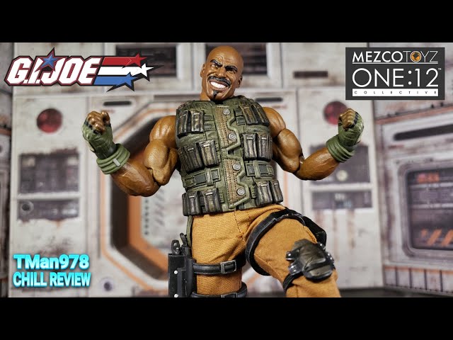 Roadblock Mezco Exclusive One: 12 Collective GIJOE CHILL REVIEW