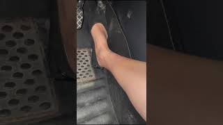 Chinese Beauty First Time Revving Vw F And Pedal Pumping In Shoes And Barefoot