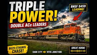 05/31/26 CSX B629 Loaded Ethanol | Double BNSF SD70ACe Leaders (8459 + 8758) | 6909