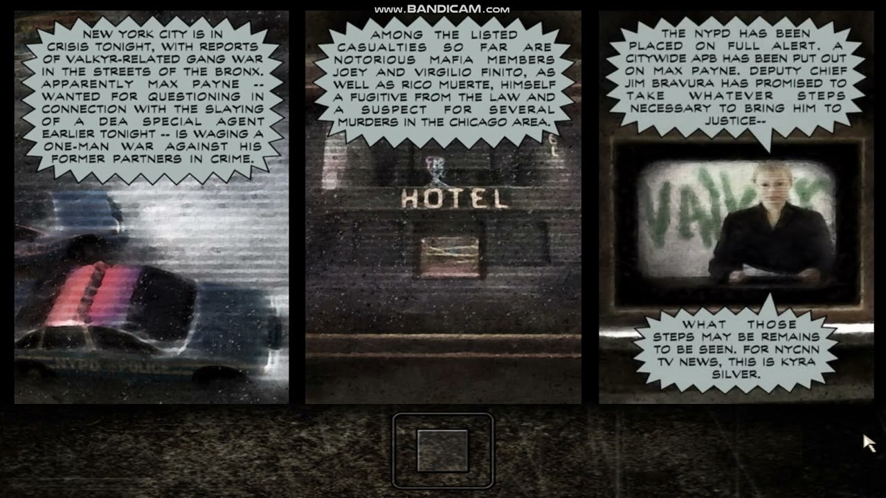 Max Payne 1 Cutscenes - Payne's Mafia Campaign News