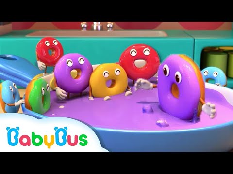 Ten Donuts| Arabic Kids Song | Colors Song | Food Song| BabyBus Arabic