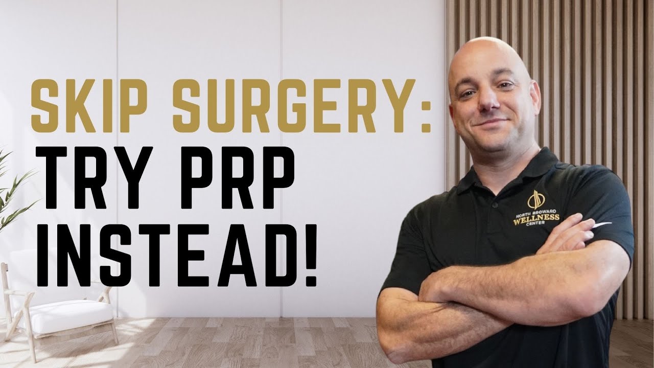 PRP Therapy as a Knee and Shoulder Alternative