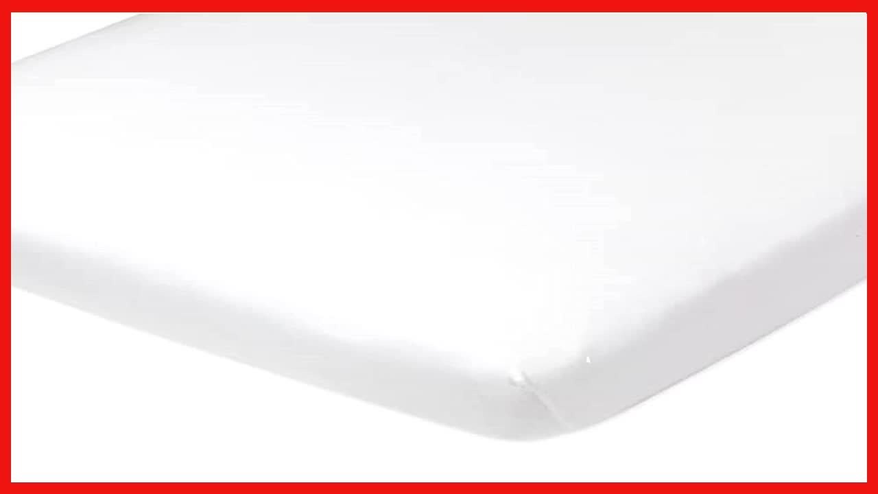 Bon produit -  HonestBaby Drap-housse en coton bio Blanc brillant Taille unique