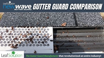 Gutter Guard Comparison | New Wave Gutter Guard & Vinyl Mesh Gutter Guard