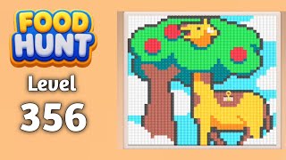 Food Hunt Pixel puzzle level 356 walkthrough solution gameplay 