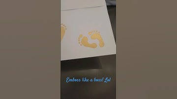 Heat embossing!! How to heat emboss tutorial. #heatembossing #diy #embossing #create #howto