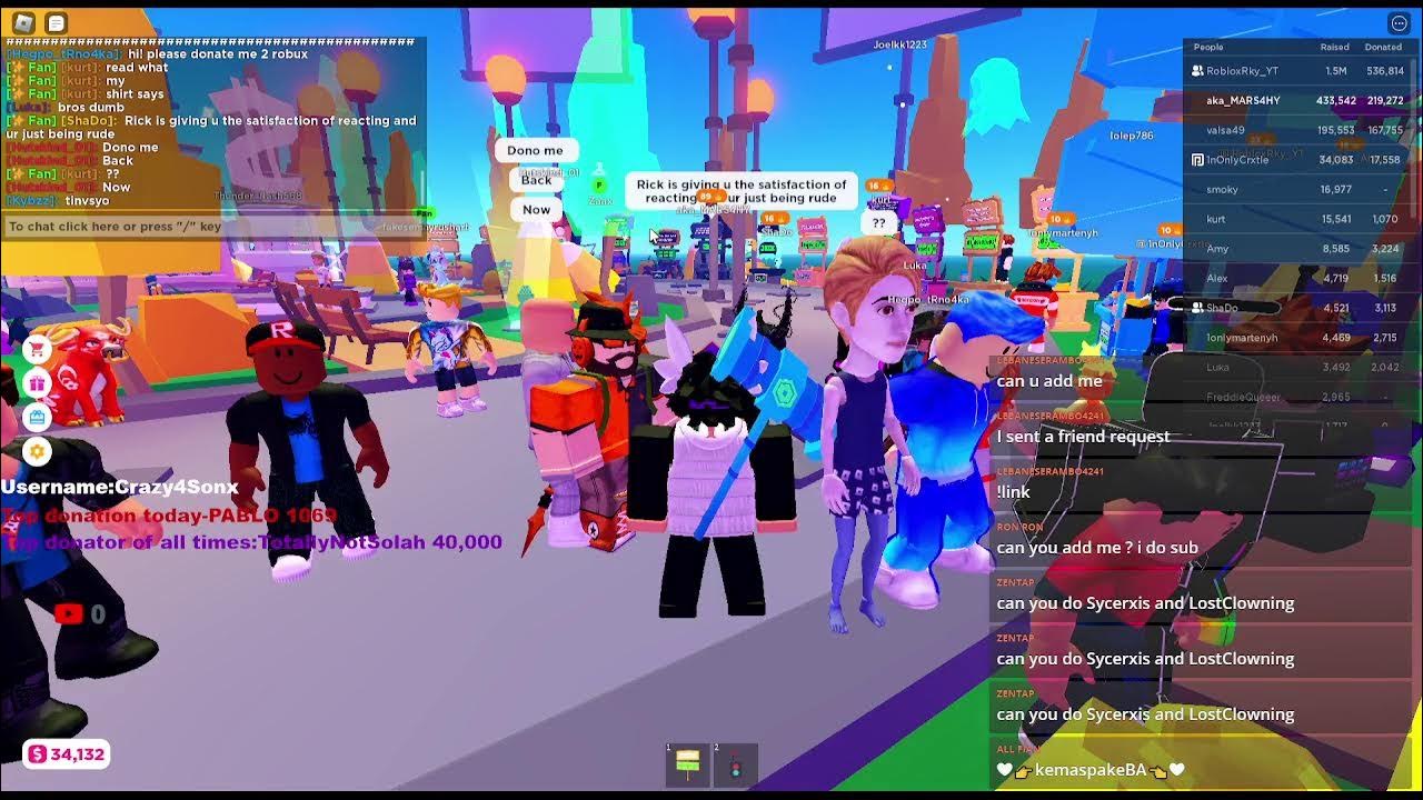 PLS DONATE!GIVING ROBUX TO VIEWERS! - YouTube