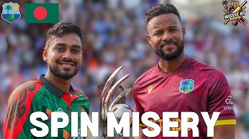 WI BATTERS COLLAPSE LIKE DOMINOES – Bangladesh Makes Statement!