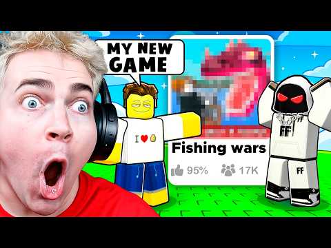 Trolling Foltyn With ADMIN in Roblox Fishing Wars..