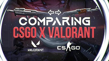 Comparing CSGO & Valorant weapon similarities (and differences)