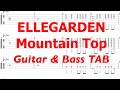 ELLEGARDEN - Mountain Top【ギター&amp;ベースTAB譜】【練習用】【tab譜】