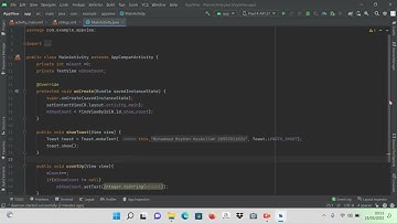 Button Toast and Count || Android Studio || Tugas 2 || TIF RP 20 CID || Pemograman Mobile 1