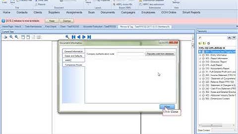 CCH iXBRL Review & Tag: How to enter Company Authentication Code