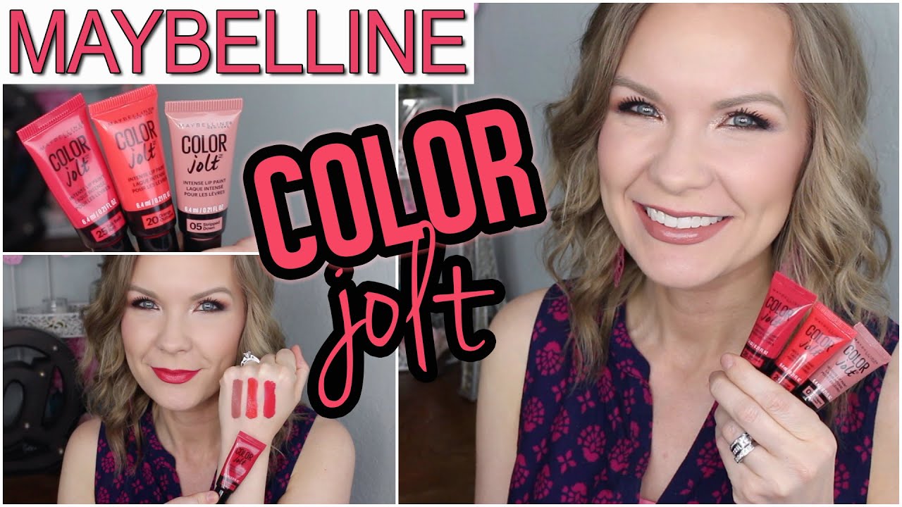 Maybelline Color Jolt Intense Lip Paint! Review & Swatches! | LipglossLeslie