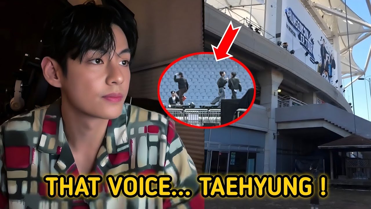 Fans Shocked Hearing Taehyung’s Voice Inside the Stadium?! For Real?!