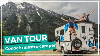 VAN TOUR  The most beautiful MOTORHOME in ARGENTINA |  [From USHUAIA to ALASKA by camper]
