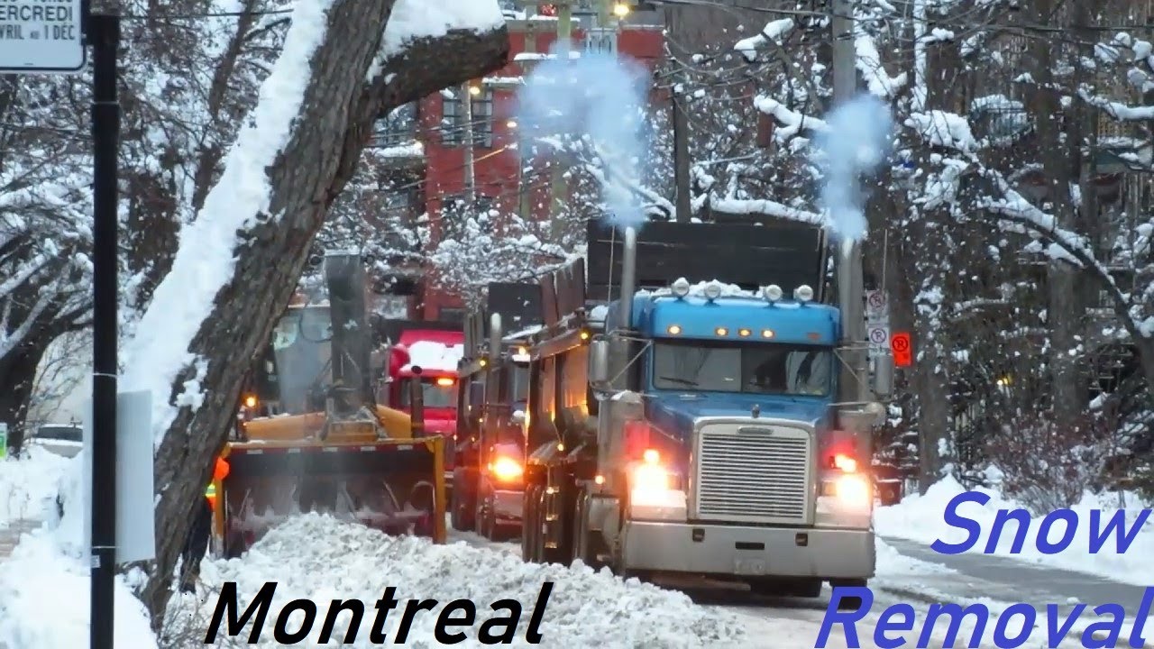 12 19 22 BEAUTIFUL SNOW REMOVAL JOB IN MONTREAL'S PLATEAU MONTROYAL