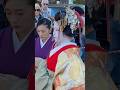 外国人観光客もびっくり仰天❗️太夫道中 #京都 #芸妓