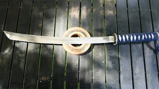 MAKING A KATANA SWORD FROM BEARING