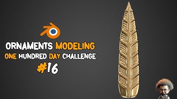 Ornaments Modeling in Blender #16