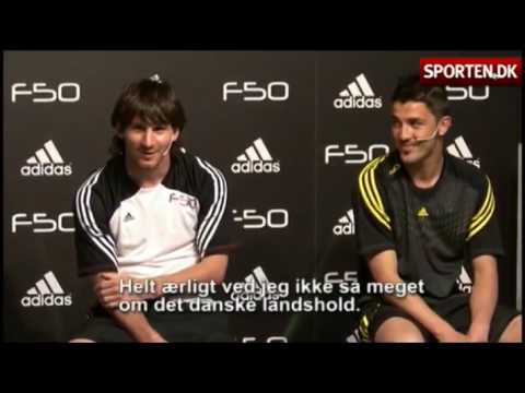 Lionel Messi on the danish national teams chances in the upcoming World cup in South Africa.