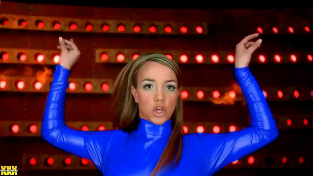 Britney Spears New Blue Latex Catsuit! YouTube