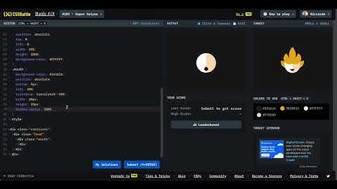 CSS Battle - Super Saiyan | CSS Code