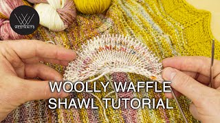 Woolly Waffle Shawl Tutorial