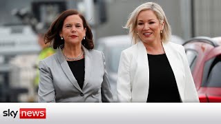 Sinn Fein hold news conference on Northern Ireland's post-Brexit trade rules