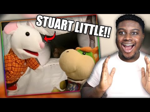 junior-meets-stuart-little!-|-sml-movie:-precious's-pillow-fort-reaction!