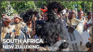 Thousands gather to fete South Africa’s new Zulu king