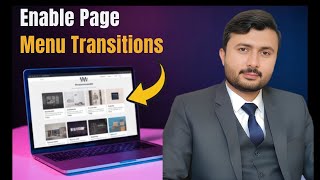 How to enable page or menu transitions in wordpress website?