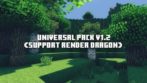 Top 1 Shader for MCPE 1.19+ | Render Dragon Support